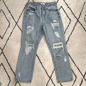 JBD Distressed Light Denim Jeans Size 26